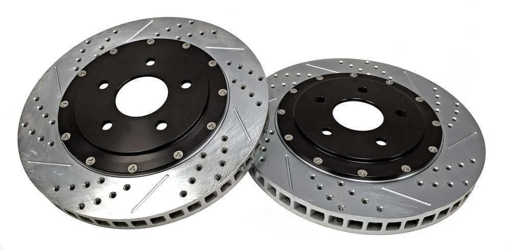 Baer Brake Systems Baer Brakes EradiSpeed+ Front 2-piece Performance Brake Rotors, SDZ 2301052 fits 2006 Cadillac XLR V / ...