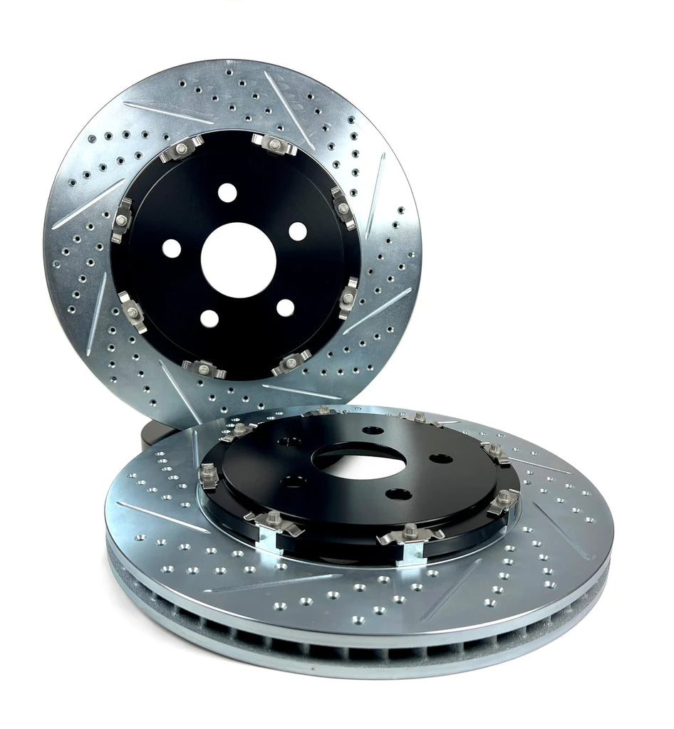 Baer Brake Systems Baer Brakes EradiSpeed+ Rear 2-piece Performance Brake Rotors, SDZ 2302076 - Main Product View