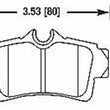 Load image into Gallery viewer, Baer Brake Systems Baer Brakes Replacement Pads Rear Classic and Ironsport Systems D0627R - Side View
