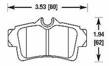 Load image into Gallery viewer, Baer Brake Systems Baer Brakes Replacement Pads Rear Classic and Ironsport Systems D0627R - Side View