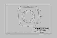 Load image into Gallery viewer, Baer Brake Systems Bolt Small Car Rear Ends w/Staggered Rear Shocks 4302133 fits Gm - Side View