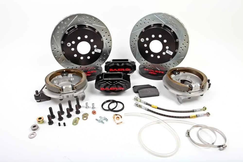 Baer Brake Systems Brake Components 13" SS4+ Brake System Rear SS4+ w park 4262694B fits 1990-1993 Ford Mustang - Main Pro...