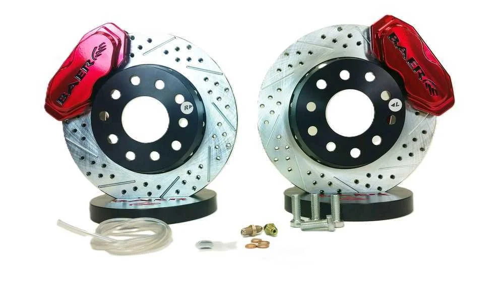 Baer Brake Systems Brake Components Deep Stage SS4+ Brake System Front Stg SS4+FFR NO hub 4301455FR fits 2010-2011 Chevrol...