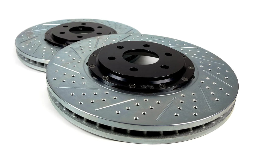 Baer Brake Systems Fits 2004-07 Cadillac CTS-V w/OE 4-piston caliper (Does NOT fit CTS) 2301062 - Side View