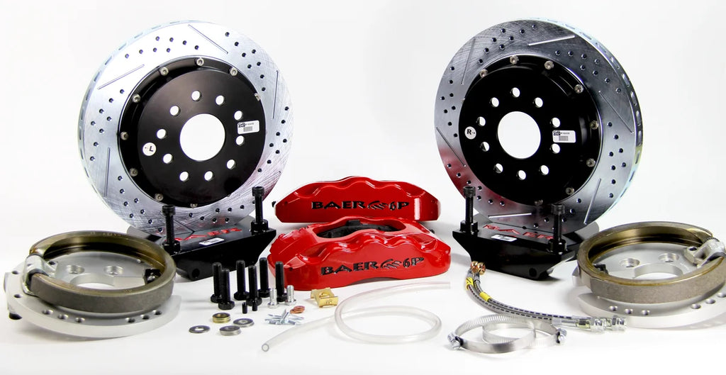 Baer Brake Systems Fits Rear Ends w/Ford 9" Early Big Bearing Housing Ends, (5x5.00"BC) 4262189HO