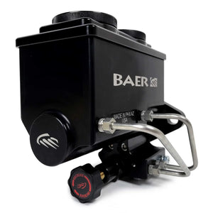 Baer Brake Systems ReMaster 2-Bolt Master Cyl Combo Kit, 15/16" bore, Left Port, Black 6805203 fits GM / Ford - Main Produ...