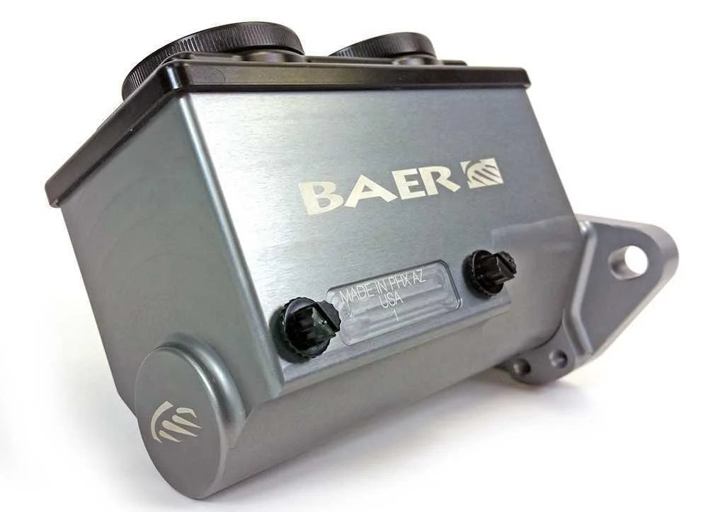Baer Brake Systems ReMaster 2-Bolt Master Cyl Combo Kit, 15/16" bore, Left Port, Grey 6805209 fits GM / Ford - Additional ...