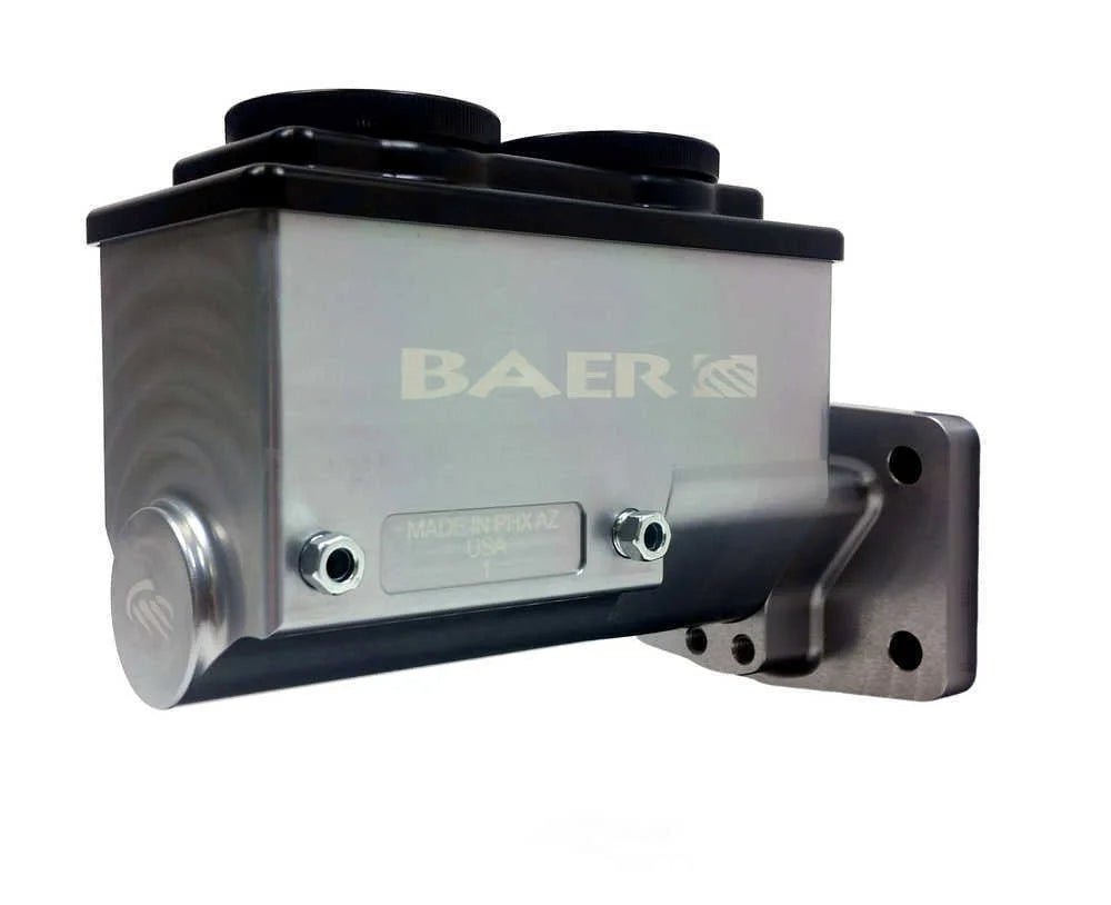 Baer Brake Systems ReMaster 4-Bolt Mopar Master Cyl Assembly, Gray, 1in bore, Left Port 6801300LP - Main Product View
