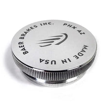 Load image into Gallery viewer, Baer Brake Systems ReMaster 4-Bolt Mopar Master Cyl Assembly, Polished, 15/16in bore, Left Port 6801299LP - Side View