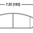 Load image into Gallery viewer, Baer Brake Systems Replacement Pads Used in Older Baer AlumaSport Front or Rear Systems D1058R - Side View