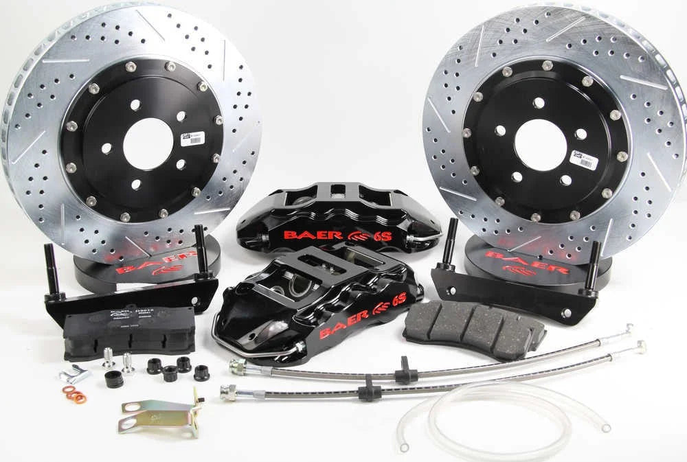 Baer Brake Systems w/OE Rear Knuckles & Hubs 4302296B fits 2004-2006 Pontiac GTO - Main Product View