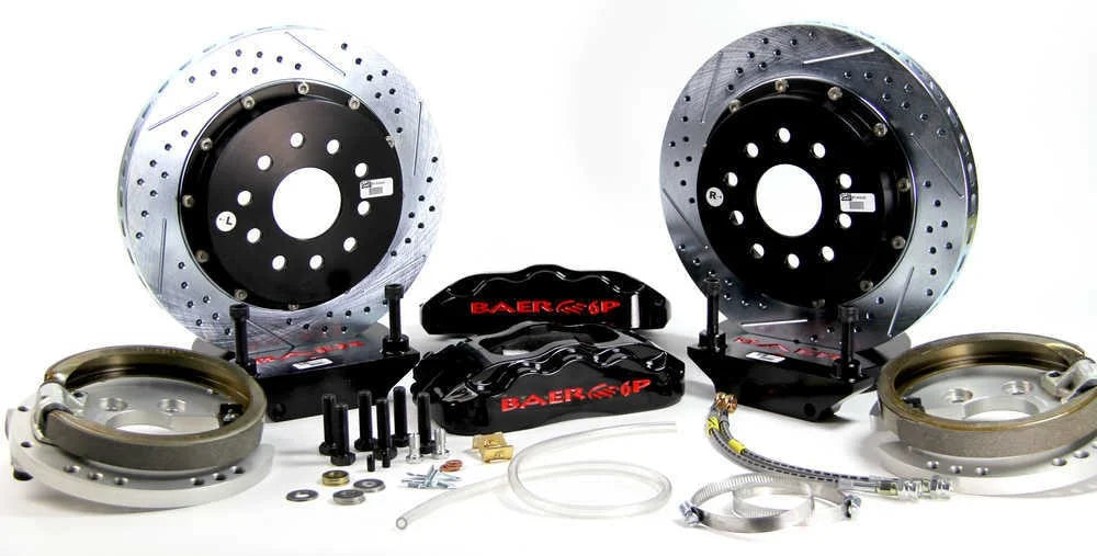 Baer Brake Systems w/OE Small Pattern C-clip (BIH) Housing Ends 4302487B fits 1994-1996 Chevrolet Impala SS - Main Product...