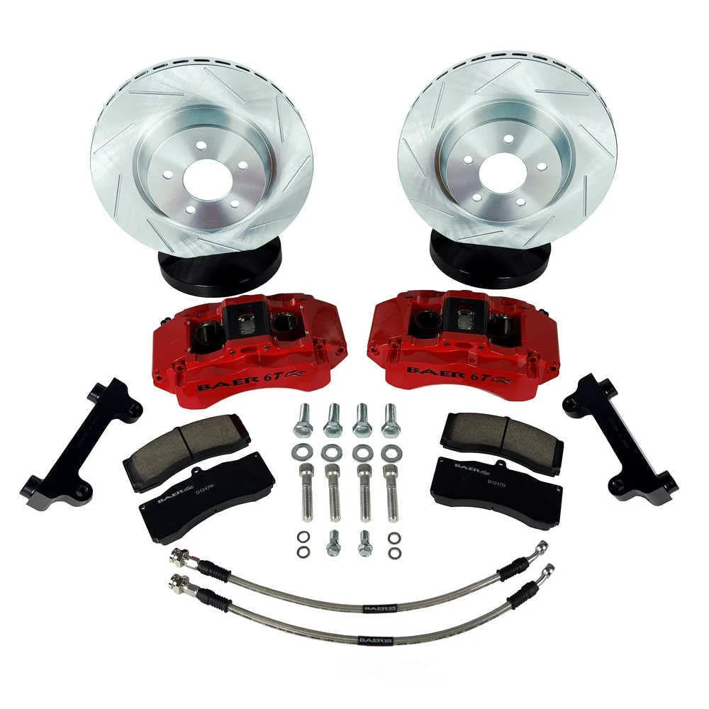 Baer Brake Systems w/OE Spindles & Hubs 4401011S-2 fits 2020-2025 Jeep Gladiator / 2007-2025 Jeep Wrangler - Main Product ...