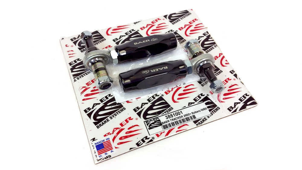 Baer Brake Systems with stock spindles 3851001 fits 2002-2010 Subaru Impreza - Installation View