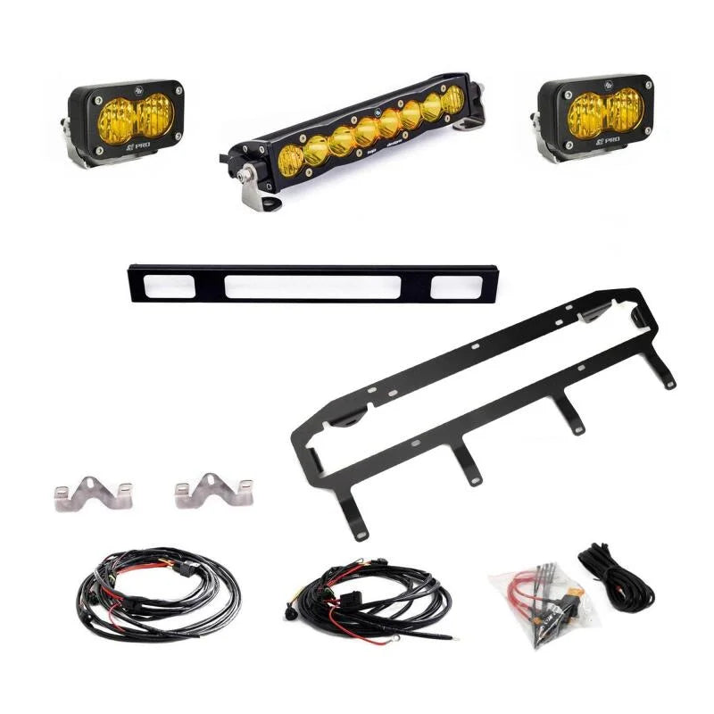 Baja Designs 10in PRO S2 PRO Grille Light Replacement Kit - Amber fits 2025 Toyota 4RUNNER TRD / 2025 Toyota 4RUNNER LIMITED