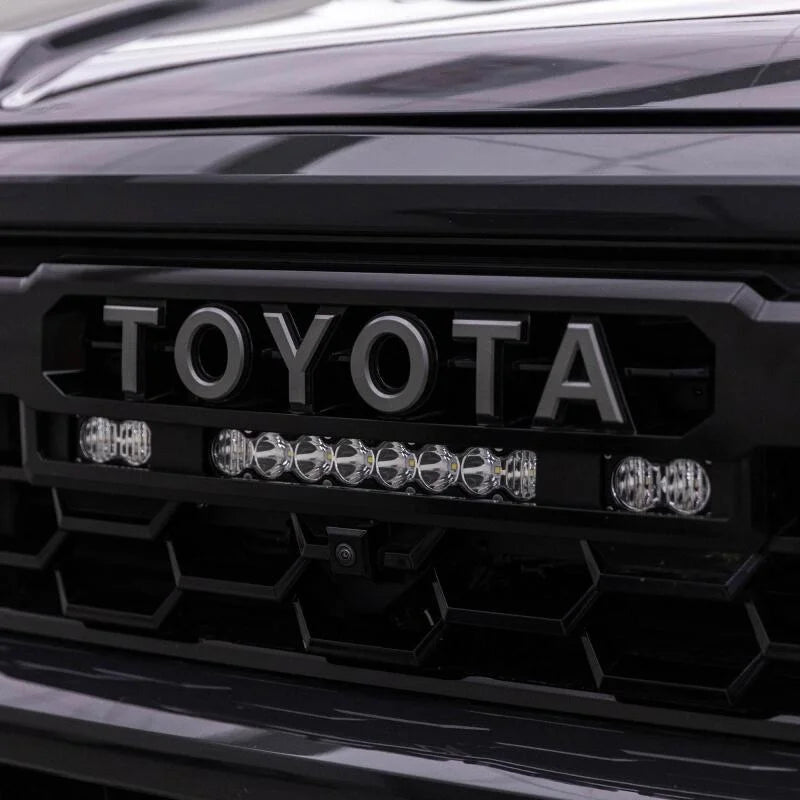 Baja Designs 10in. S8/S2 Pro Grille Kit - Clear fits 2024-2025 Toyota Tacoma (incl. TRD Pro) / LIMITED - Detail View