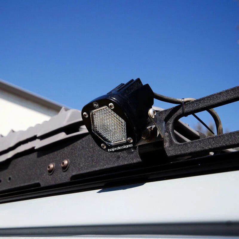 Baja Designs 2019+ Mercedes Sprinter Van S1 Roof Rack Rail Kit - Side View