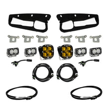 Load image into Gallery viewer, Baja Designs 2021+ Ford Bronco Amber SAE Fog Pocket Kit w/Upfitter - Side View