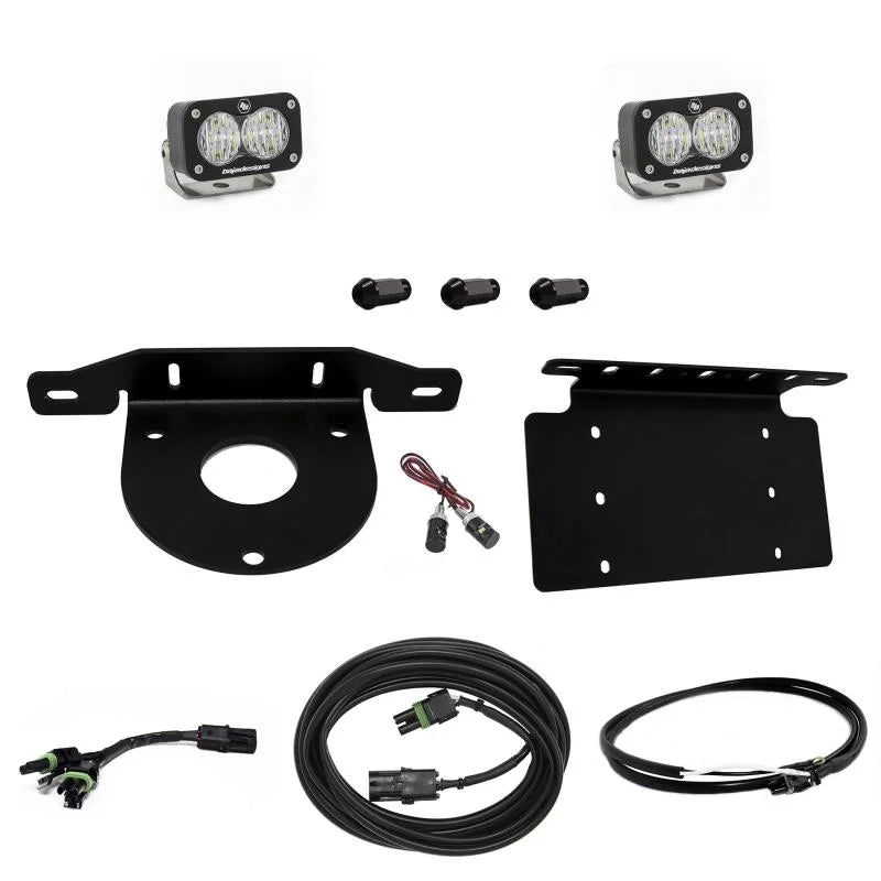Baja Designs 2021+ Ford Bronco Dual S1 Sport W/C Reverse Kit w/Lic Plate w/Upfitter - Main Product View