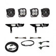 Load image into Gallery viewer, Baja Designs 2021+ Ford F150 Fog Pocket Kit SAE Clear Squadron Sport DC with Upfitter - Side View