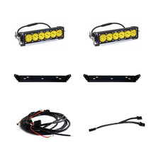 Load image into Gallery viewer, Baja Designs 2021+ Ford Raptor OnX6 Behind Grill Kit -10in. Amber D/C - Main Product View