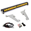 Load image into Gallery viewer, Baja Designs 2022 Toyota Tundra 20in S8 Behind Bumper Light Mount Kit - Amber - Side View