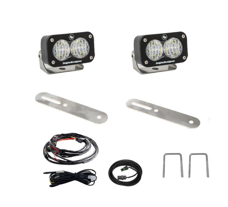 Baja Designs 2022 Toyota Tundra S2 Sport A-Pillar Light Mount Kit - Side View