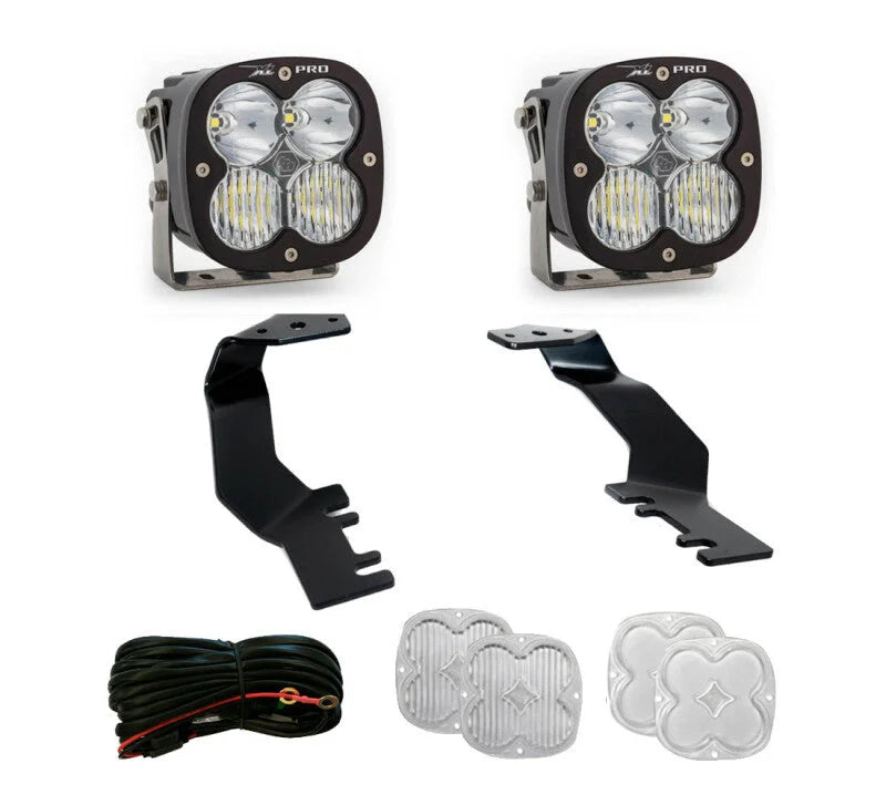 Baja Designs 2022 Toyota Tundra XL A-Pillar Light Mount Kit - Back View
