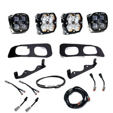 Load image into Gallery viewer, Baja Designs 2023+ Ford Super Duty Squadron Pro/SAE 2.0 Dual Fog Pocket Kit (SAE Fog) - Clear