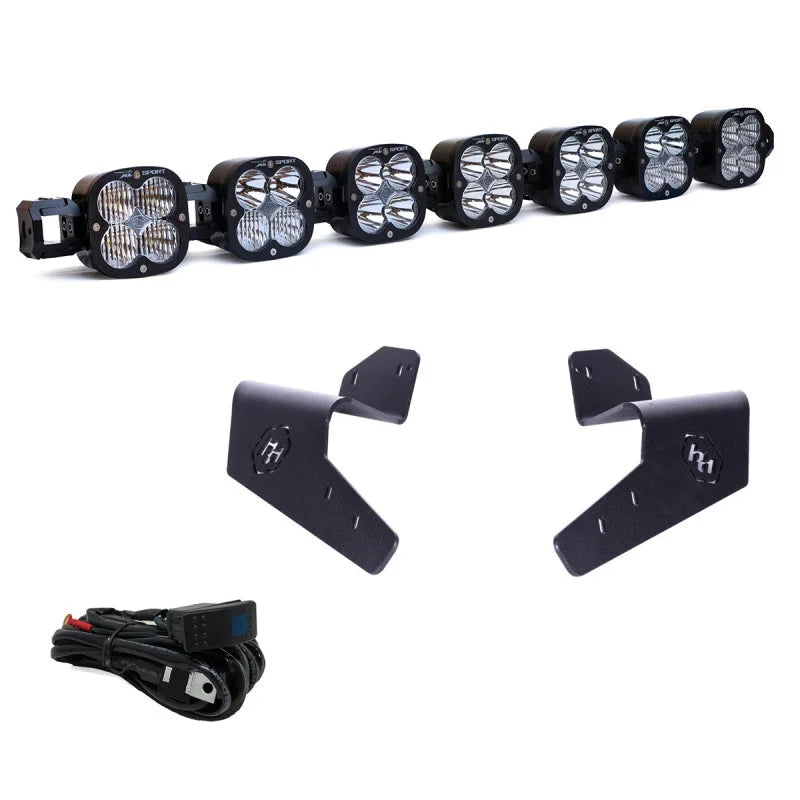 Baja Designs 2024+ Can-Am Maverick R 7XL Linkable Roof Mount Kit - Side View