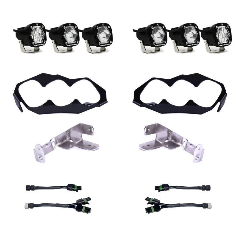 Baja Designs 2024+ Can-Am Maverick R S1 Headlight Kit - Main Product View