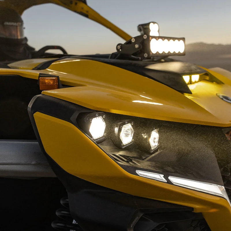 Baja Designs 2024+ Can-Am Maverick R S1 Headlight Kit - Detail View