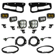 Load image into Gallery viewer, Baja Designs 21-22 Ford Bronco w/Steel Bumper S2 SAE Pro Fog Pocket Light Kit - Amber - Side View