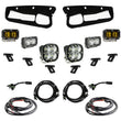 Load image into Gallery viewer, Baja Designs 21-22 Ford Bronco w/Steel Bumper S2 SAE Sportsmen Fog Pocket Light Kit - Amber - Back View