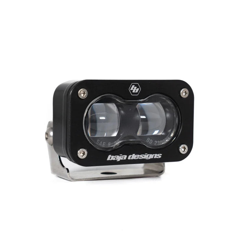 Baja Designs 21-22 Ford F-150 Raptor S2 SAE Dual Fog Pocket Light Kit - Clear - Installation View