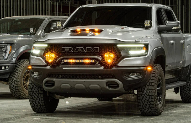 Baja Designs 21+ Dodge Ram TRX LP9 Series Bumper Kit - Detail View