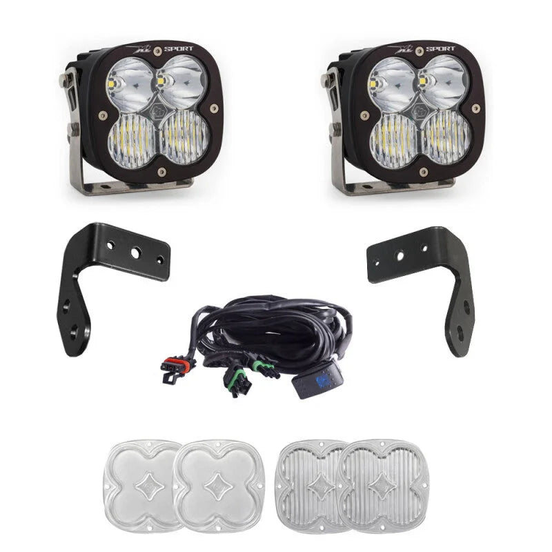 Baja Designs 22-24 Polaris RZR Pro R XL Sport A-Pillar Kit - Side View