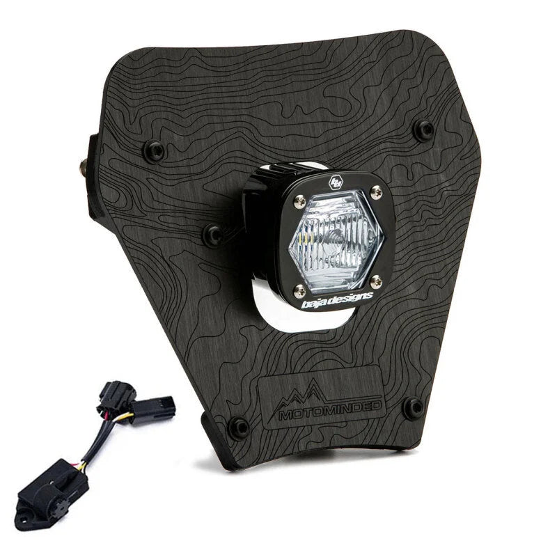 Baja Designs 24-25 KTM EXC-F/XCF-W/XC-W S1 (D/C) LED Headlight Kit w/ Dimmer - Clear