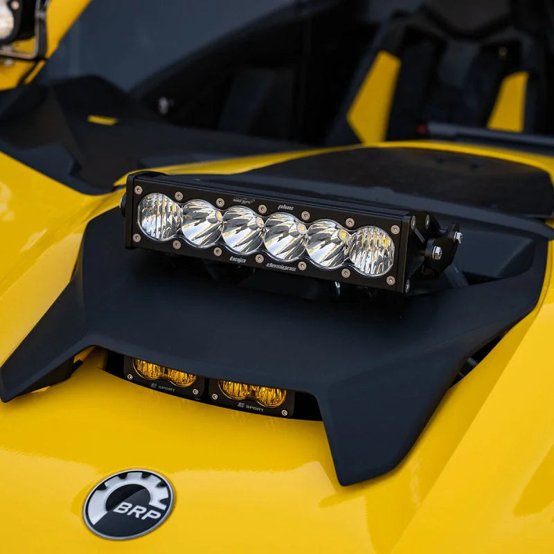 Baja Designs Can-Am Maverick R Clear 10in OnX6+ Shock Tower Kit - Main Product View