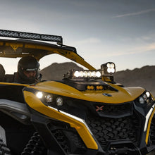 Load image into Gallery viewer, Baja Designs Can-Am Maverick R Clear 10in OnX6+ Shock Tower Kit - Side View