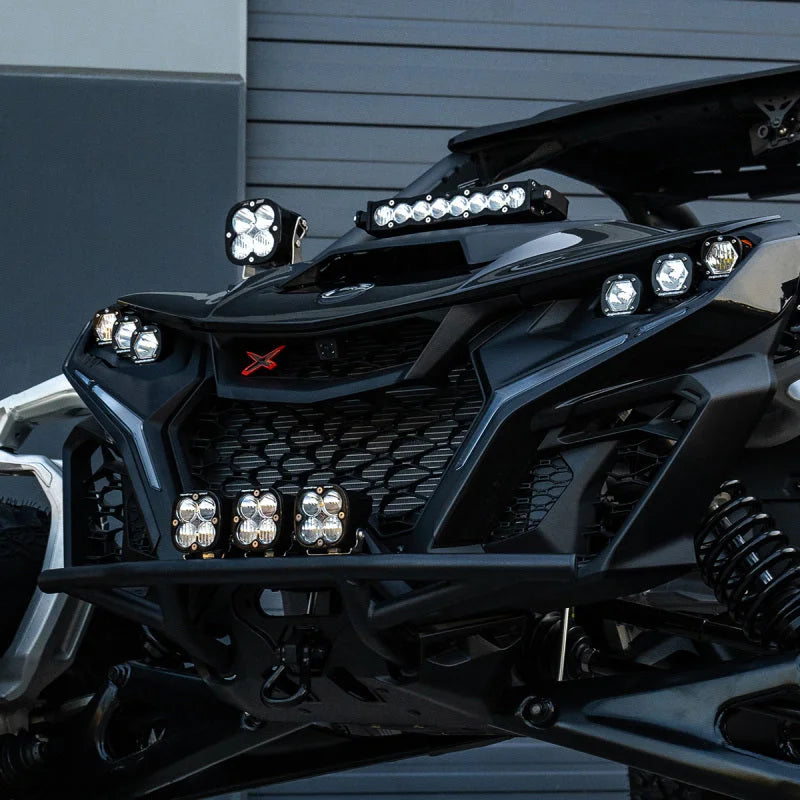 Baja Designs Can-Am Maverick R Clear 10in S8 Shock Tower Kit - Main Product View
