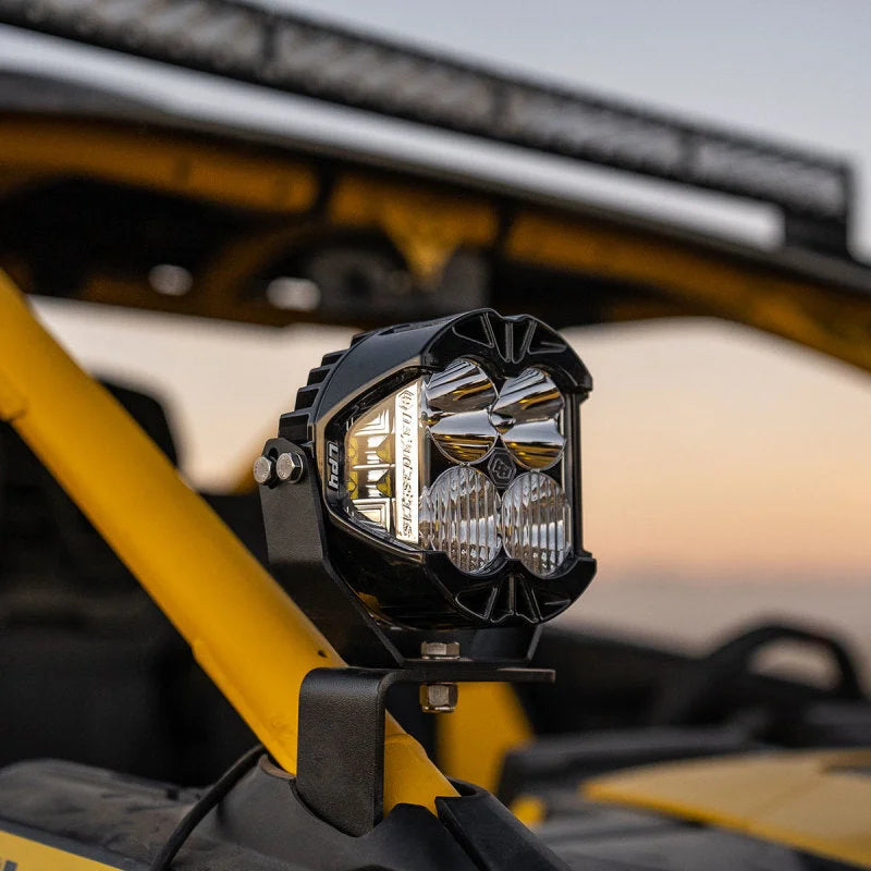 Baja Designs Can-Am Maverick R LP4 A-Pillar Kit - Side View