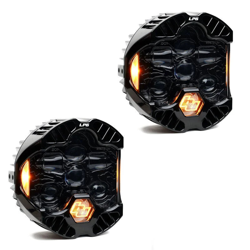 Baja Designs DOT LP6 LED Auxiliary Light Pod (Amber DRL) - Pair - Main Product View