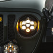 Load image into Gallery viewer, Baja Designs DOT LP6 LED Headlight Kit - Amber 448312 fits 2020-2024 Jeep Gladiator / Wrangler - Detail View