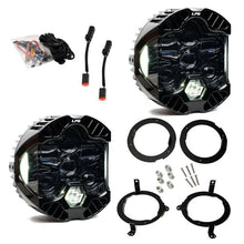 Load image into Gallery viewer, Baja Designs DOT LP6 LED Headlight Kit - Clear 448313 fits 2020-2024 Jeep Gladiator / Wrangler - Side View