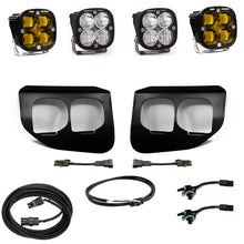 Load image into Gallery viewer, Baja Designs Ford Super Duty (20-On) Fog Lights FPK Amber SAE/Sport DC Baja Designs w/Upfitter - Side View