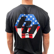 Load image into Gallery viewer, Baja Designs Freedom Mens T-Shirt Universal - Small Black - Detail View