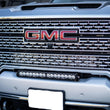 Load image into Gallery viewer, Baja Designs GMC 2020-22 Sierra 2500HD/3500HD Dual 30in Grille Light Bar Kit - Side View