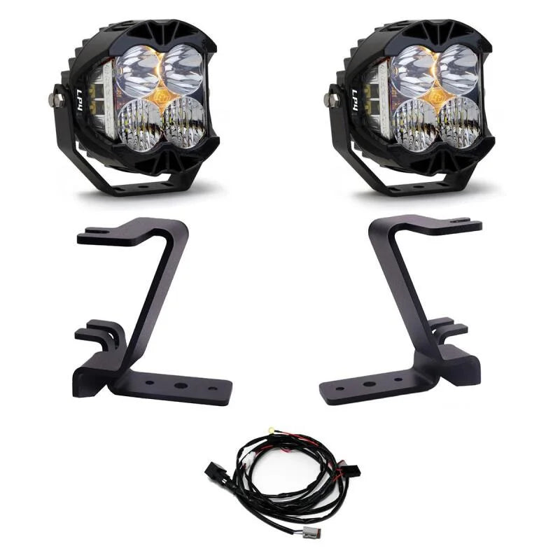 Baja Designs LP4 A-Pillar Light Kit fits 2023-2025 Ford F-250 Super Duty / Ford F-250 / Ford F-350 / 2023-2025 Ford F-350 ...
