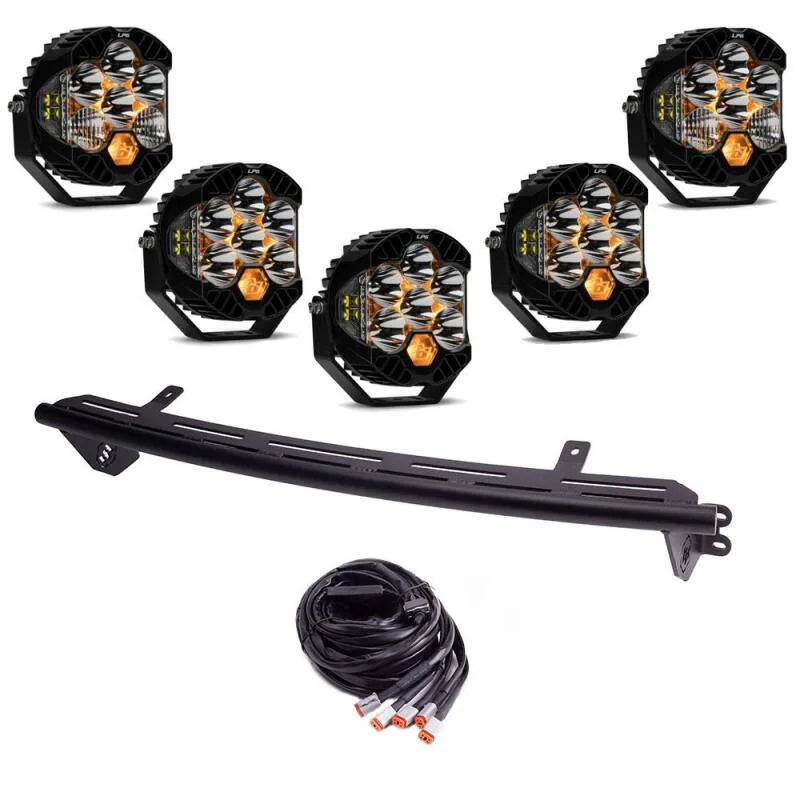 Baja Designs LP6 Bull Bar Light Kit fits 2023-2025 Ford F-250 Super Duty / 2023-2025 Ford F-350 Super Duty - Side View